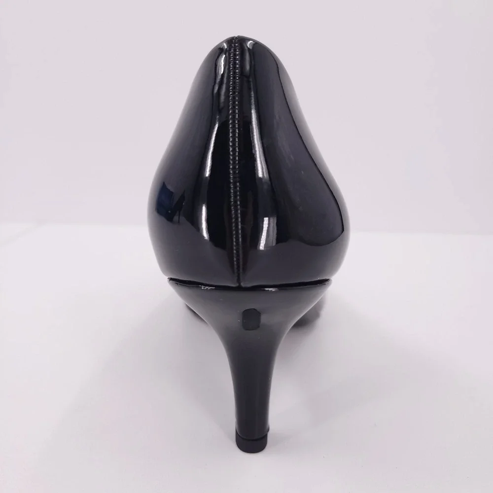 Easy Street Passion Dress Pumps Black Womens 11 M‎ Patent Slip On Classic Heels